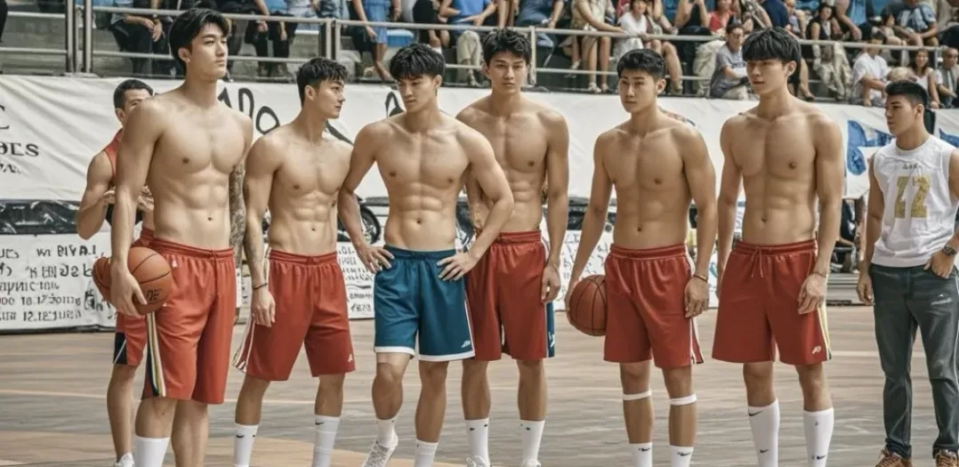 A straight male athlete who lives near the base