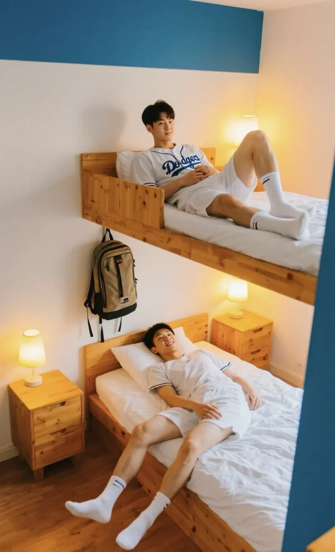 I met a baseball brother and a basketball brother at the youth hostel